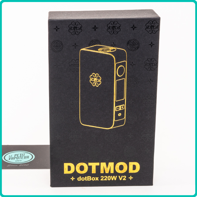 Packaging de la dotBox 220W V2 Dotmod